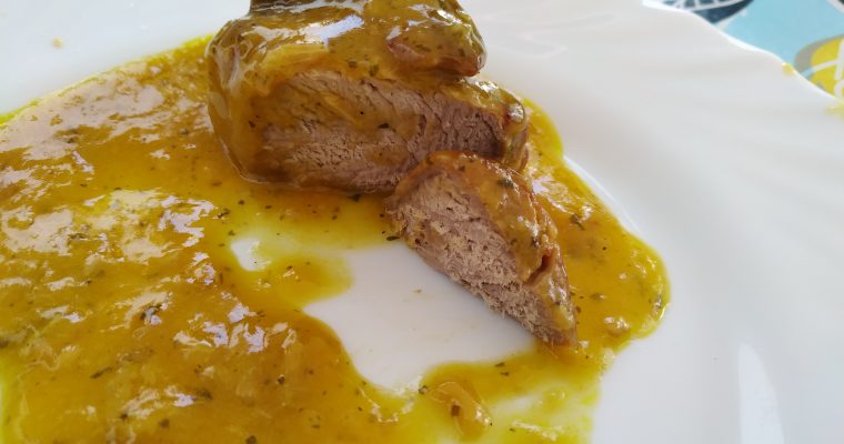 Lomo de cerdo a la naranja