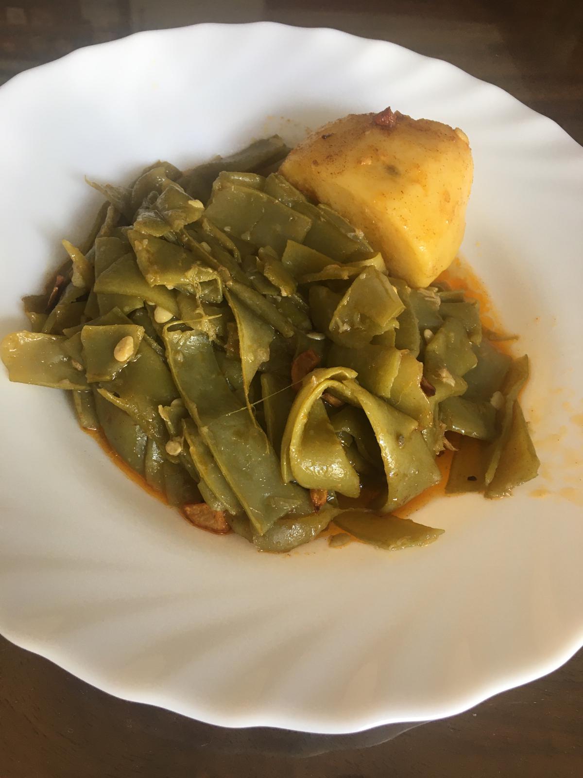 Judias verdes cocidas