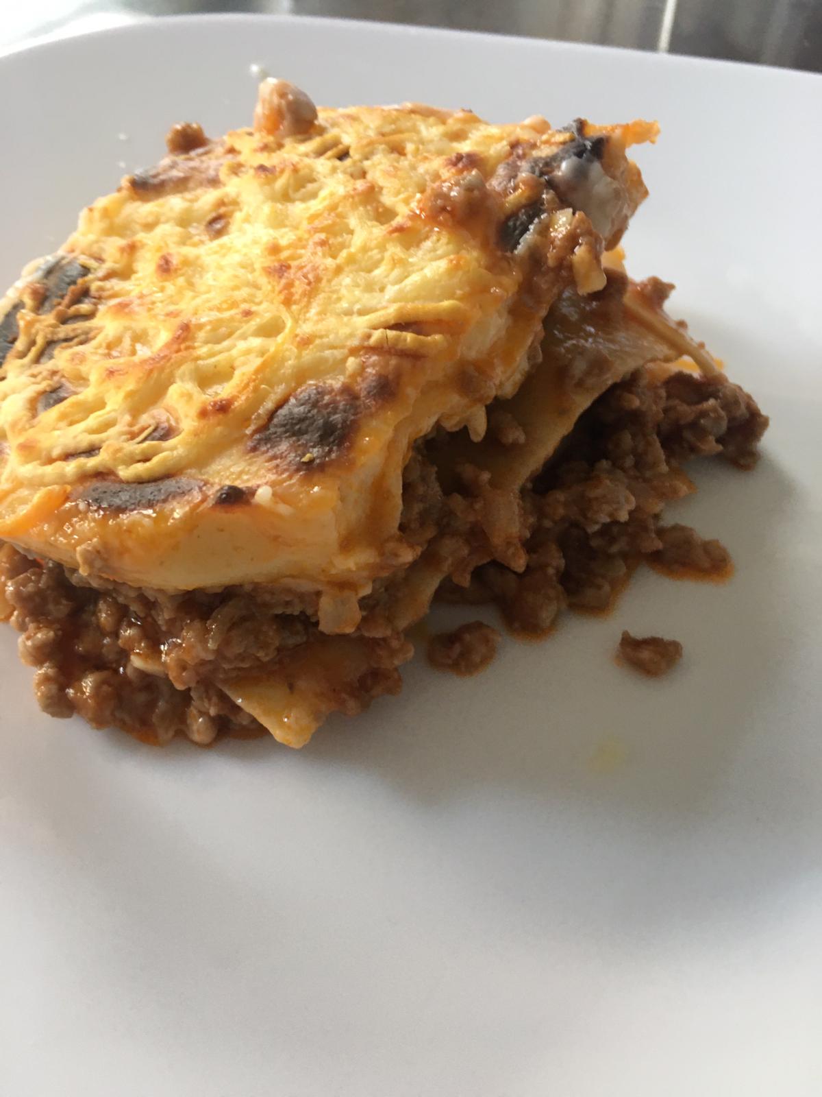 Lasaña de carne
