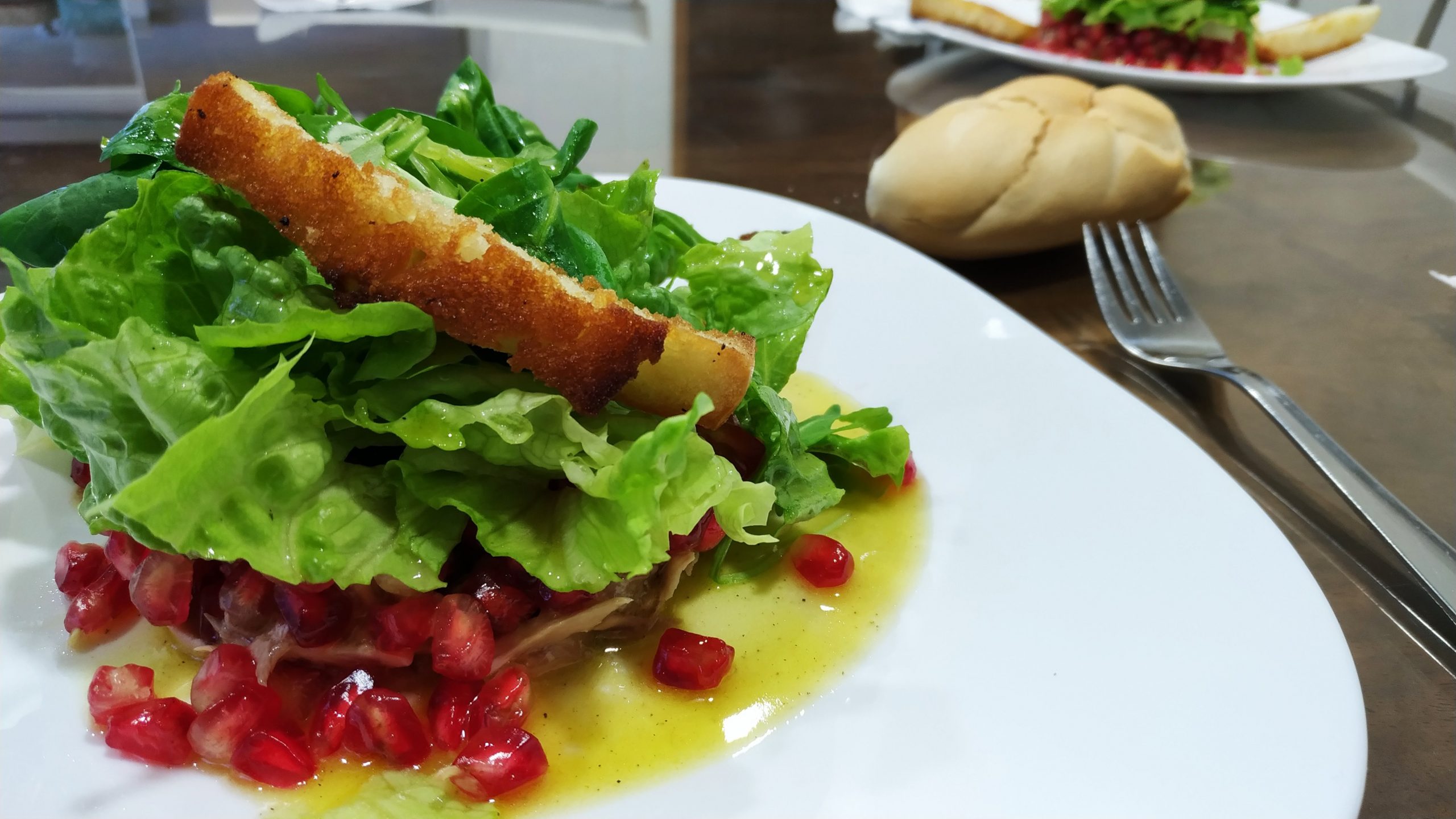 Ensalada de perdiz escabechada