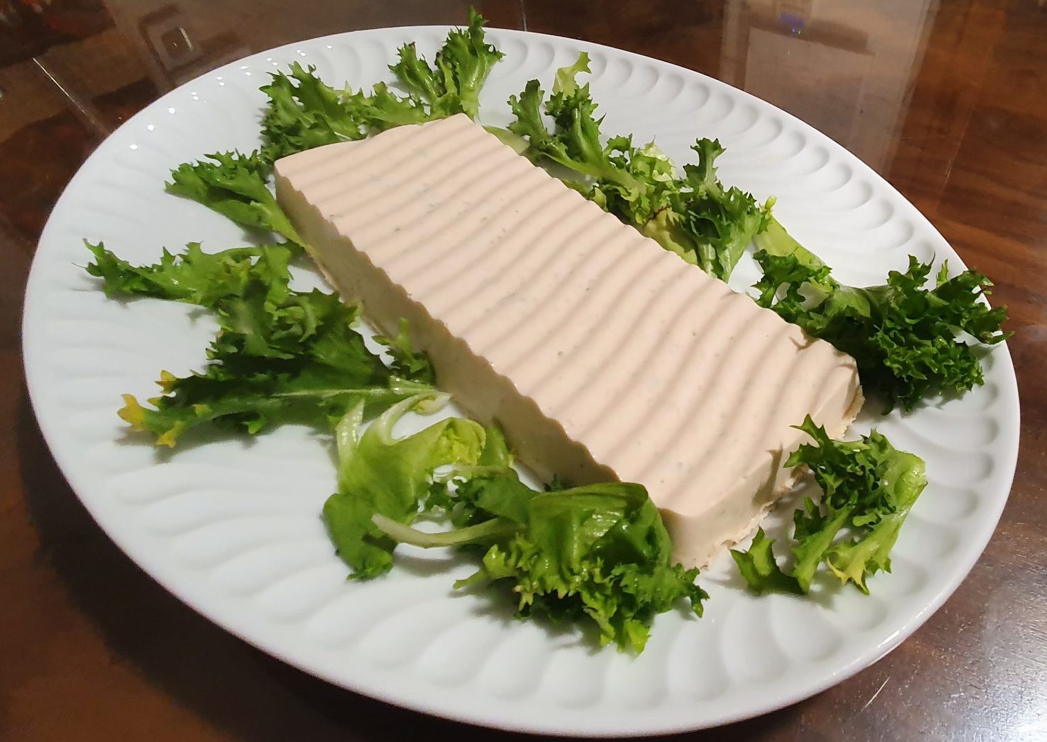 Flan de salmón